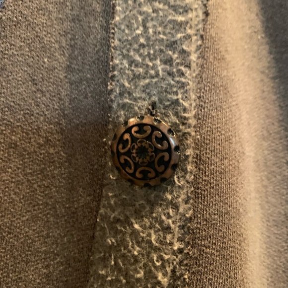 Nu Views size medium fleece lined cardigan art to wear western - Picture 3 of 8